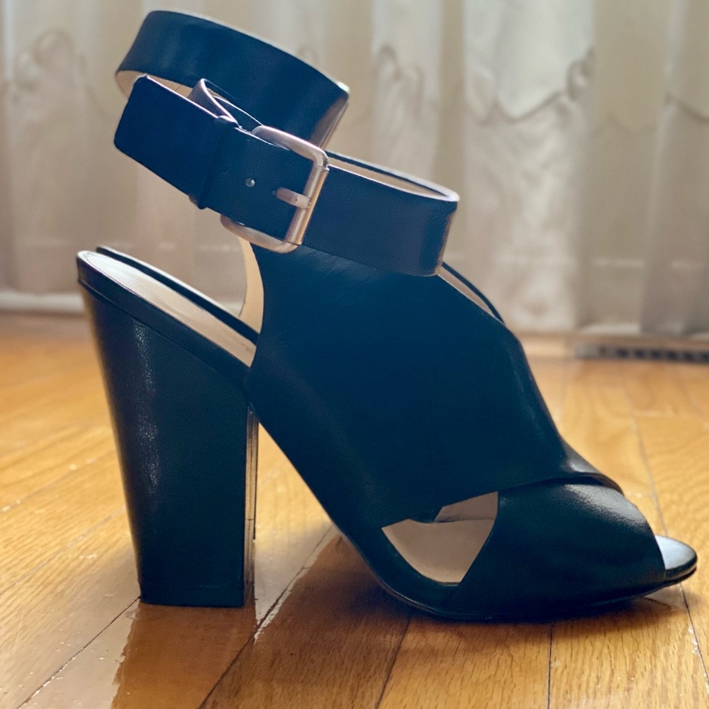 Nine West Ombray Leather Heeled Sandal